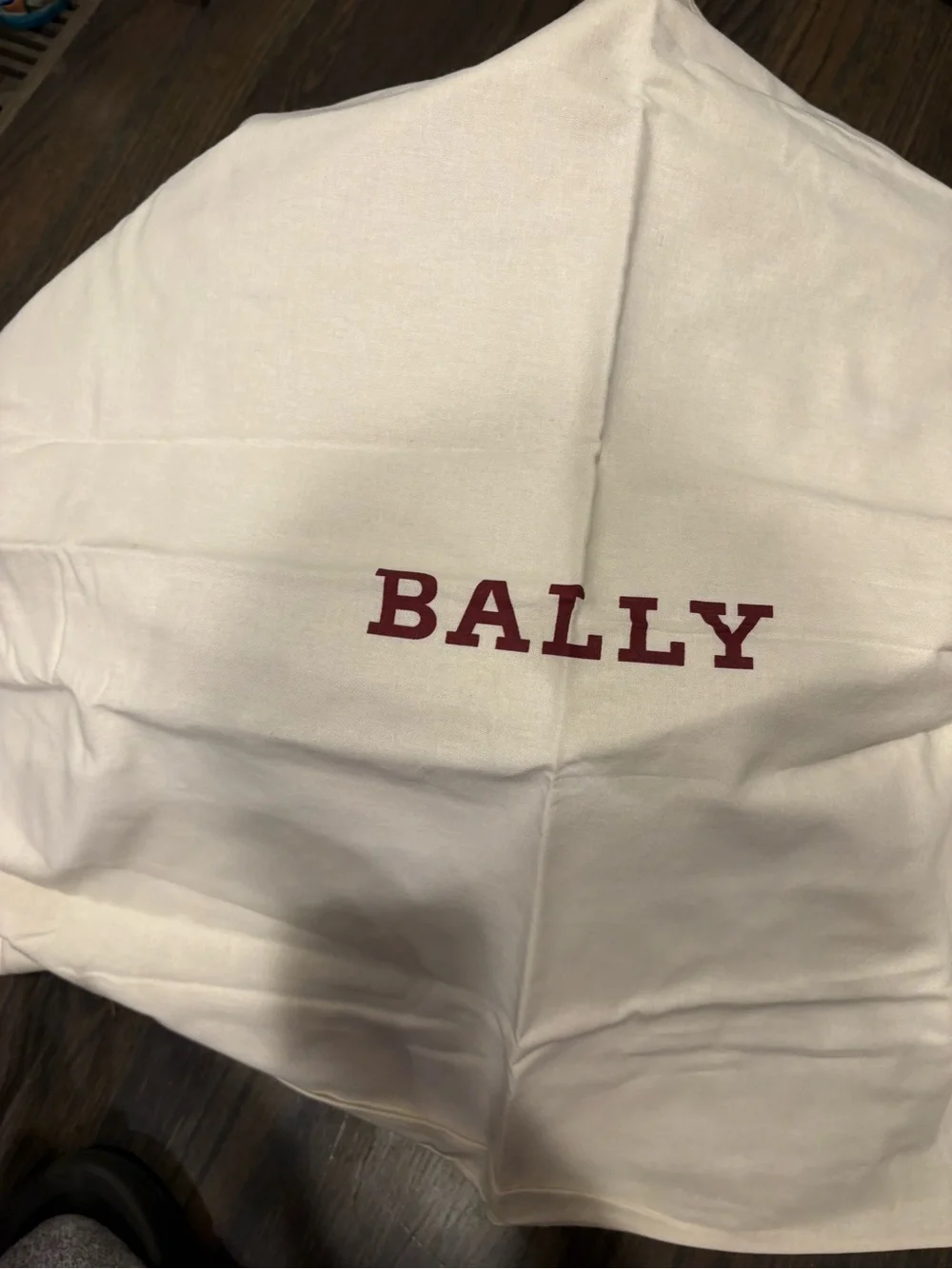 Bally Black Duffle with Red White Stripe nylon and leather nwt carryon travel